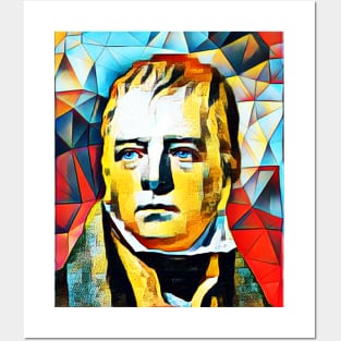 Walter Scott Abstract Portrait | Walter Scott Abstract Artwork 15 Posters and Art